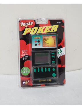 Vintage MGA Entertainment Vegas Poker Handheld Electronic Game  Casino-Themed